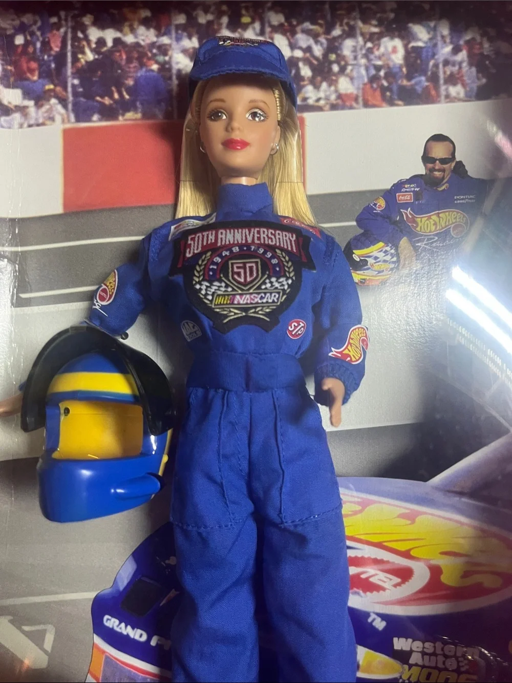1998 Mattel NASCAR 50th Anniversary Collector Edition Barbie (Model #20442) NRFB